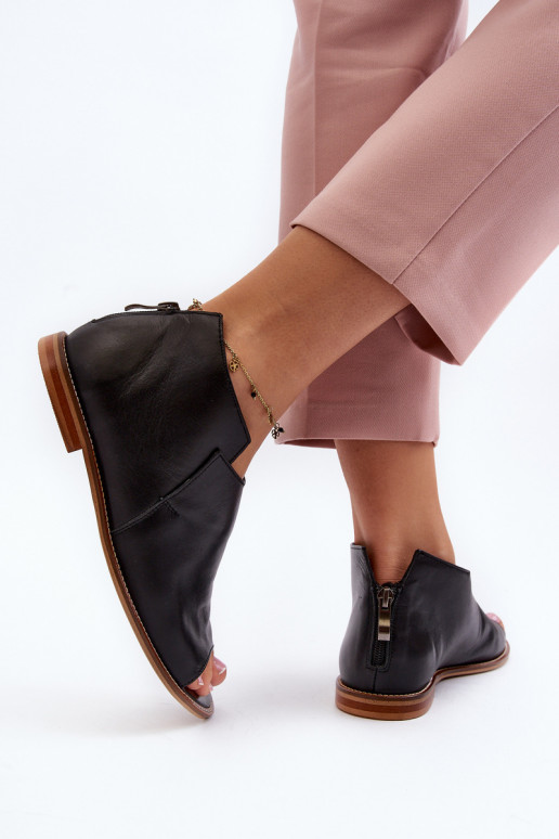 Feminino Sandálias femininas Laura Messi 2443 cor preta Feminino Sandálias femininas Laura Messi 2443 cor preta