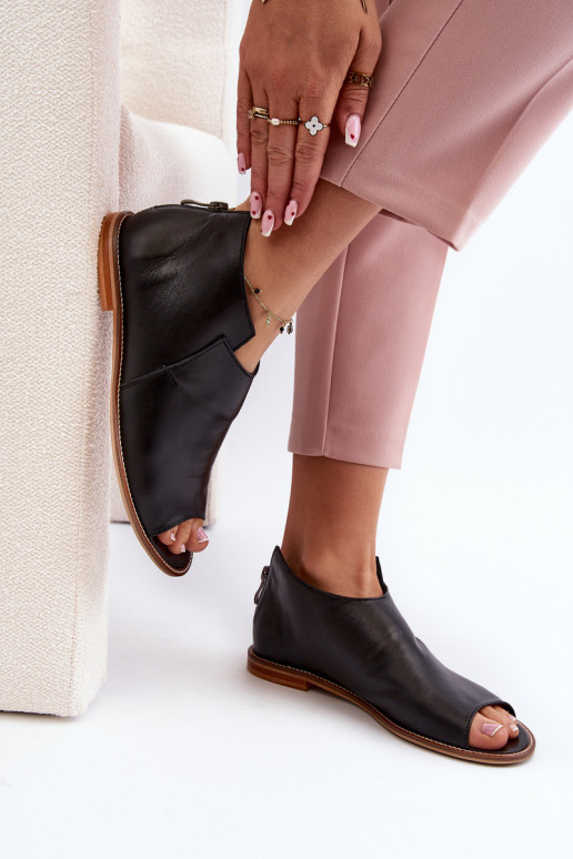 Feminino Sandálias femininas Laura Messi 2443 cor preta Feminino Sandálias femininas Laura Messi 2443 cor preta