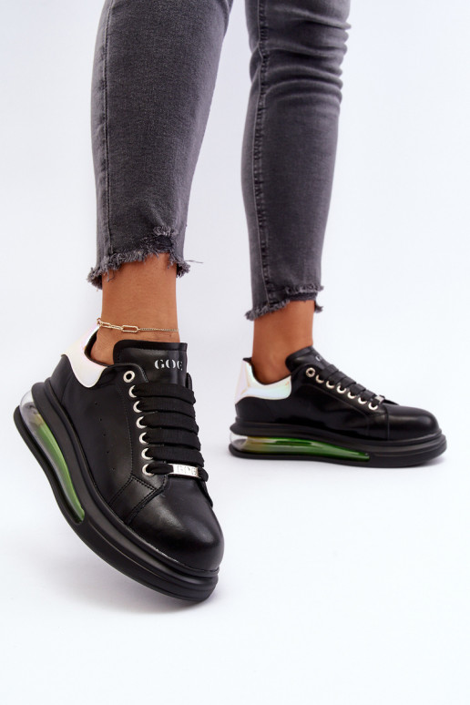 À modalo de tênis Feminino Pele GOE NN2N4030 cor preta À modalo de tênis Feminino Pele GOE NN2N4030 cor preta