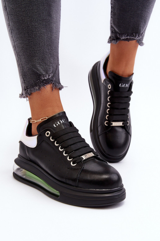 À modalo de tênis Feminino Pele GOE NN2N4030 cor preta À modalo de tênis Feminino Pele GOE NN2N4030 cor preta