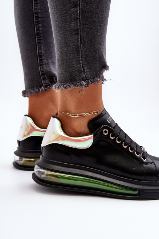 À modalo de tênis Feminino Pele GOE NN2N4030 cor preta À modalo de tênis Feminino Pele GOE NN2N4030 cor preta