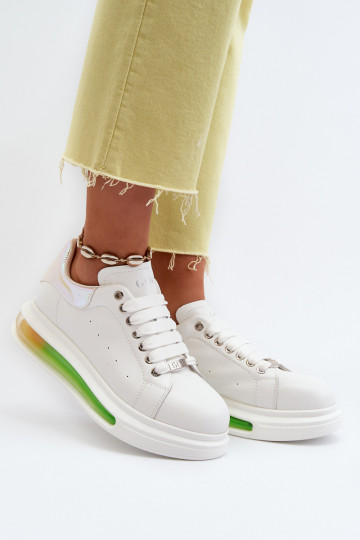 À modalo de tênis Feminino Pele GOE NN2N4029 cor branca 2