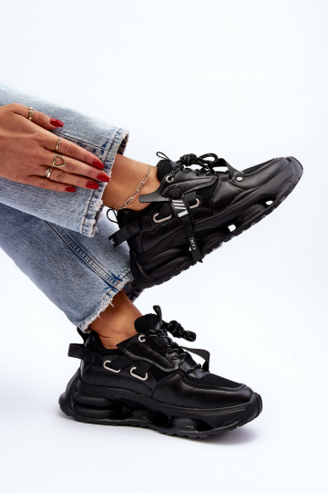 À modalo de tênis Feminino GOE NN2N4040 cor preta 2