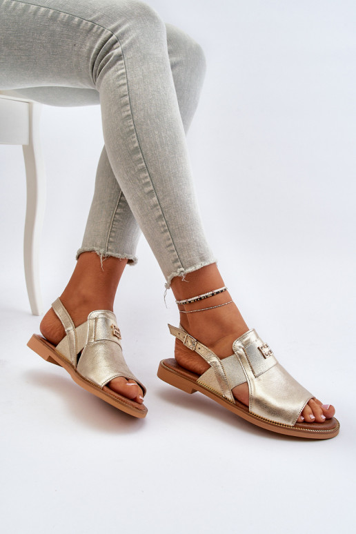 Zazoo 40385 Feminino Sandálias femininas cor dourada Zazoo 40385 Feminino Sandálias femininas cor dourada
