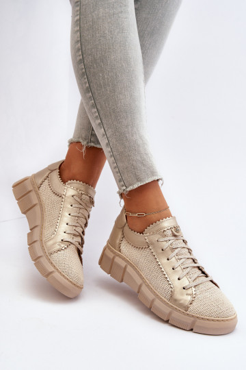 Feminino Pele sapato Tem que serciejka 05850-22 cor de marfim 2