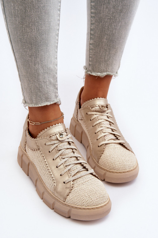 Feminino Pele sapato Tem que serciejka 05850-22 cor de marfim Feminino Pele sapato Tem que serciejka 05850-22 cor de marfim