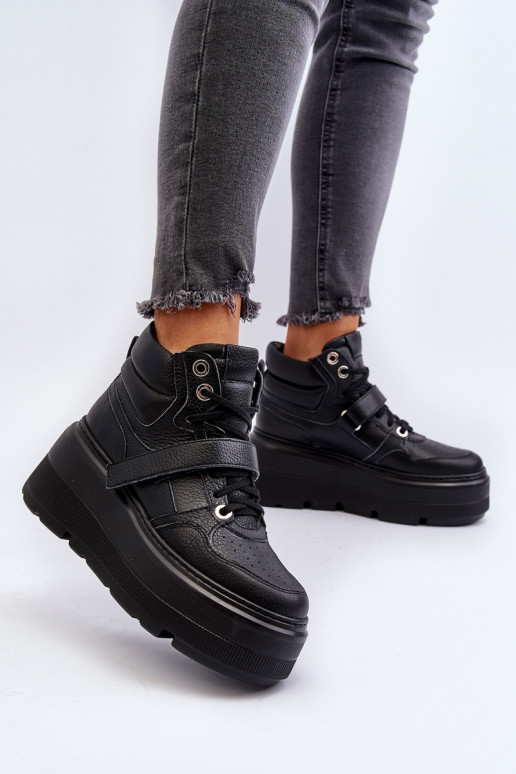 Zazoo 3450 Pele À modalo de tênis Feminino cor preta Zazoo 3450 Pele À modalo de tênis Feminino cor preta