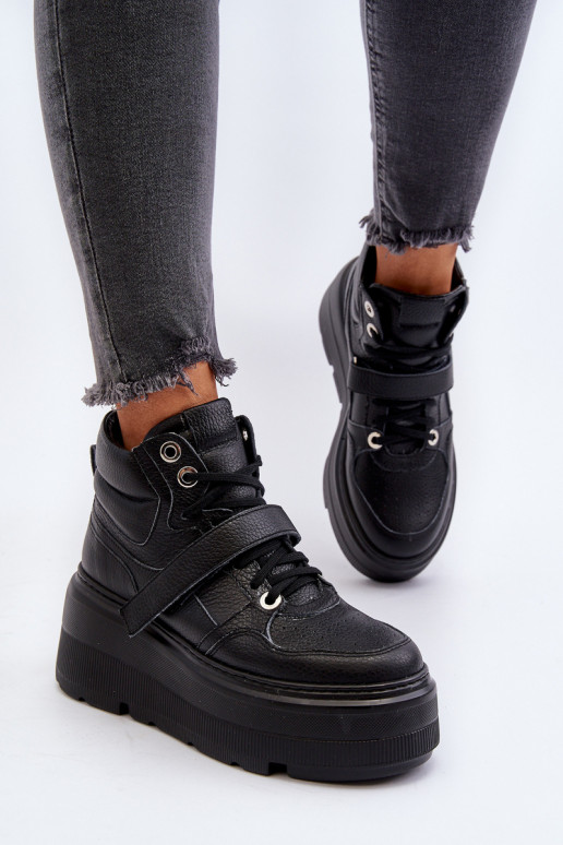 Zazoo 3450 Pele À modalo de tênis Feminino cor preta Zazoo 3450 Pele À modalo de tênis Feminino cor preta