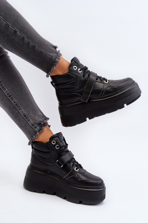 Zazoo 3450 Pele À modalo de tênis Feminino cor preta Zazoo 3450 Pele À modalo de tênis Feminino cor preta
