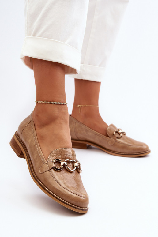 Pele Feminino Mocassins lacados Laura Messi 2760 cor marrom Pele Feminino Mocassins lacados Laura Messi 2760 cor marrom