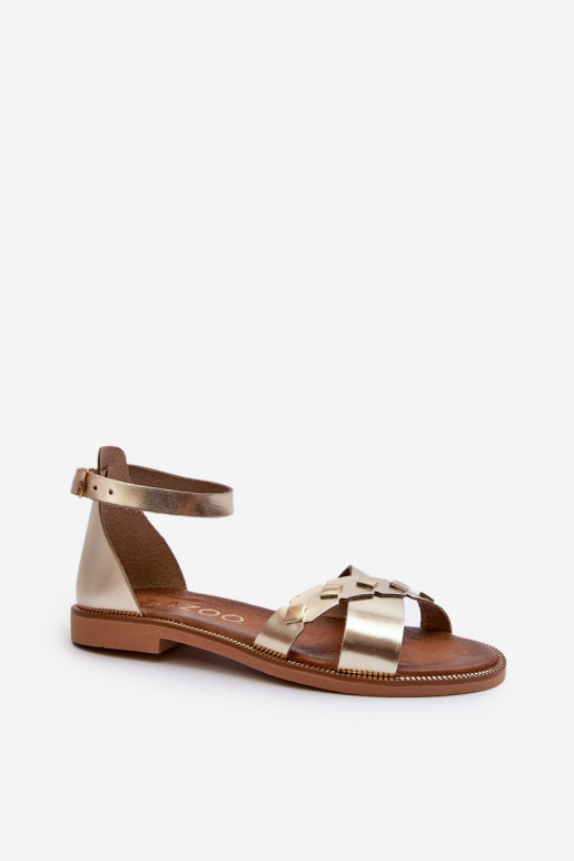 Zazoo 40378 isósceles Sandálias femininas Feminino cor dourada Zazoo 40378 isósceles Sandálias femininas Feminino cor dourada