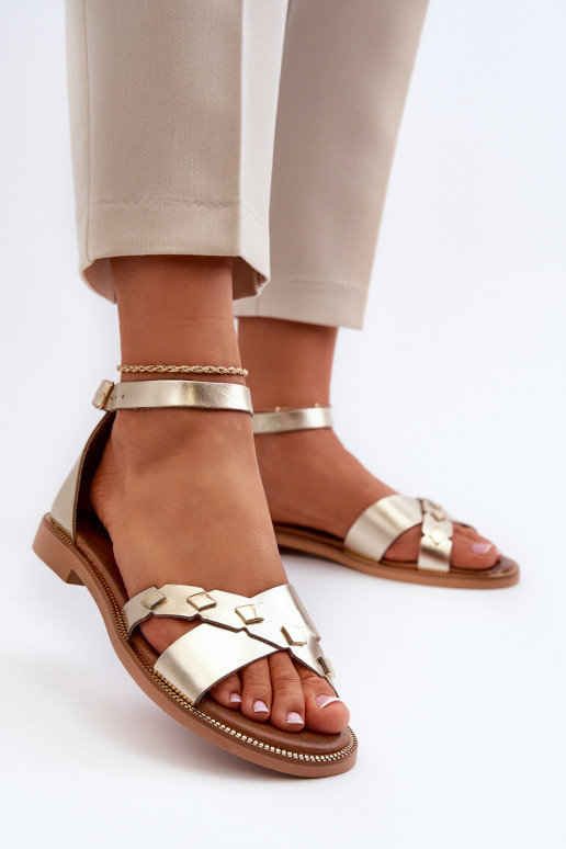 Zazoo 40378 isósceles Sandálias femininas Feminino cor dourada Zazoo 40378 isósceles Sandálias femininas Feminino cor dourada
