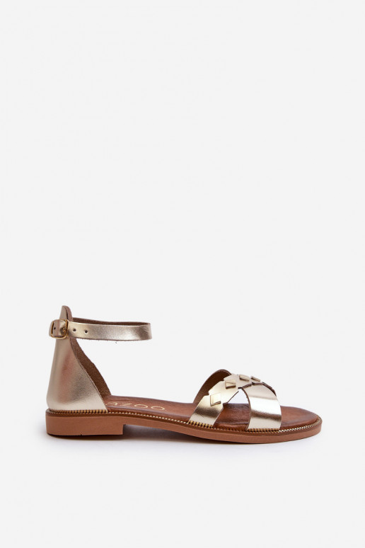 Zazoo 40378 isósceles Sandálias femininas Feminino cor dourada Zazoo 40378 isósceles Sandálias femininas Feminino cor dourada