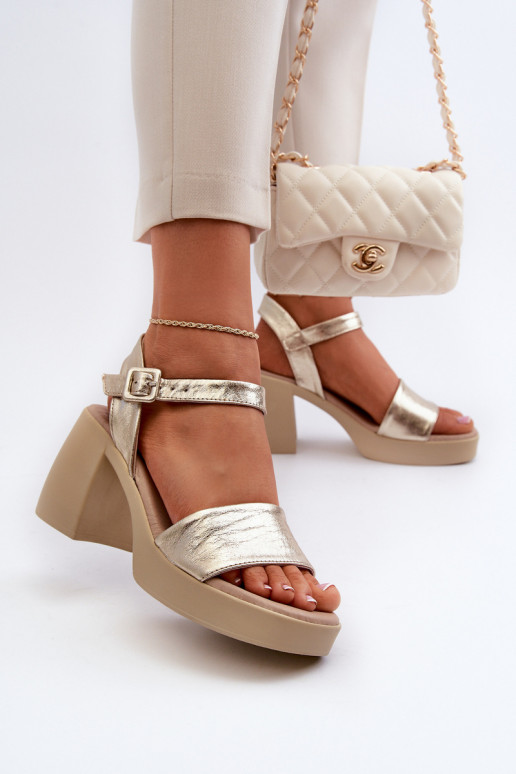 Zazoo 40386 Feminino Sandálias femininas Klocke cor dourada Zazoo 40386 Feminino Sandálias femininas Klocke cor dourada