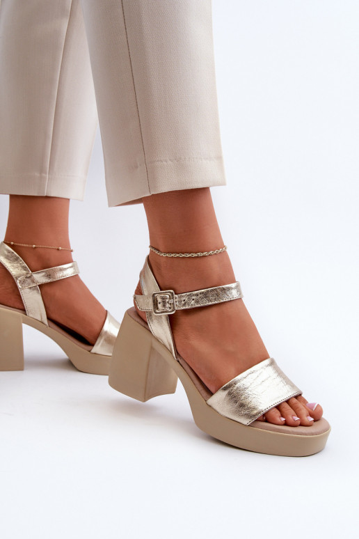 Zazoo 40386 Feminino Sandálias femininas Klocke cor dourada Zazoo 40386 Feminino Sandálias femininas Klocke cor dourada