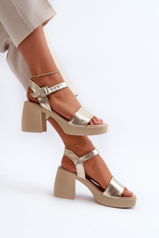 Zazoo 40386 Feminino Sandálias femininas Klocke cor dourada Zazoo 40386 Feminino Sandálias femininas Klocke cor dourada