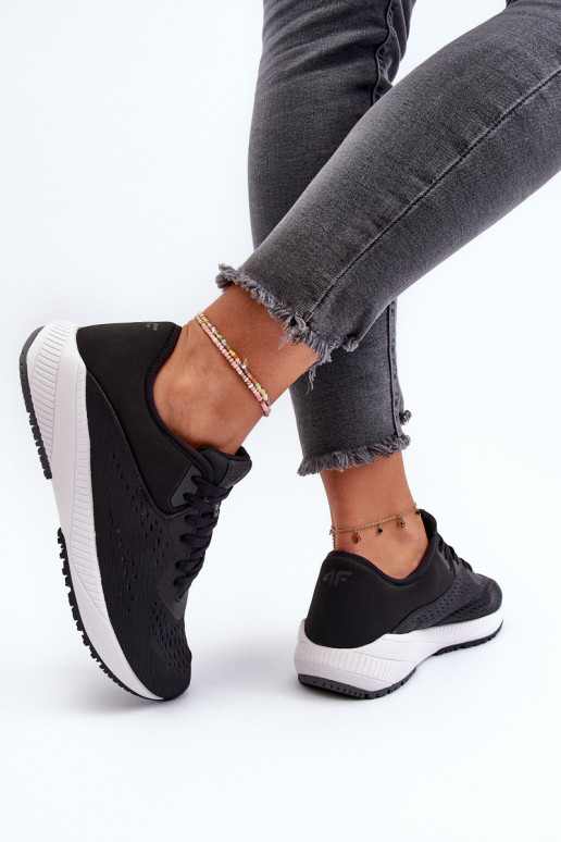 tênis Feminino 4F 4FRSS24FSPOF056 cor preta tênis Feminino 4F 4FRSS24FSPOF056 cor preta