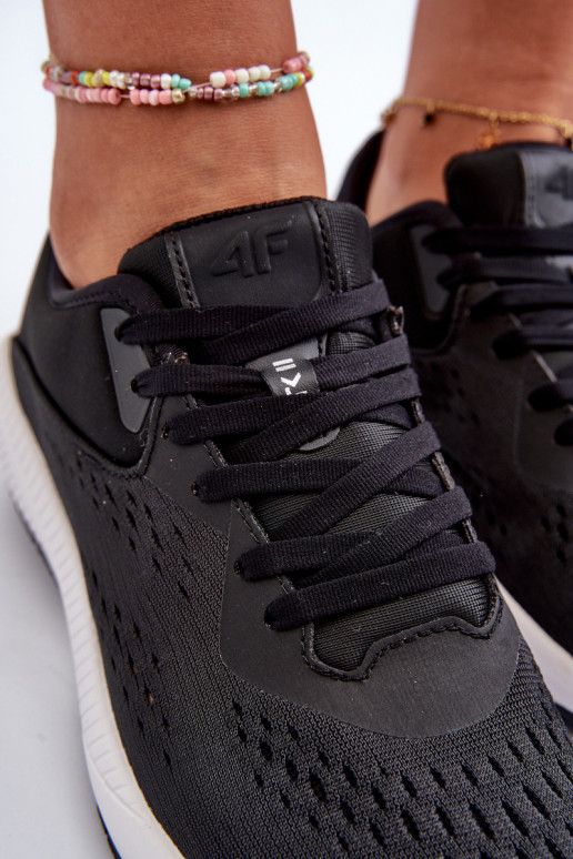 tênis Feminino 4F 4FRSS24FSPOF056 cor preta tênis Feminino 4F 4FRSS24FSPOF056 cor preta