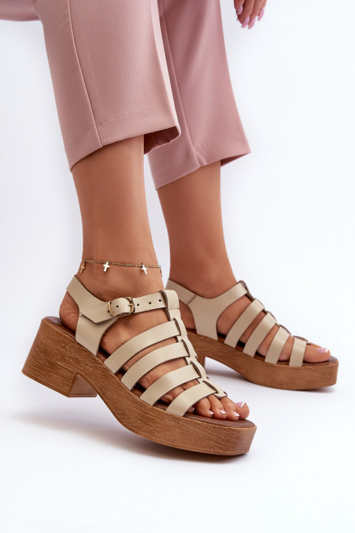 Zazoo 40410 Sandálias femininas Feminino bege Zazoo 40410 Sandálias femininas Feminino bege