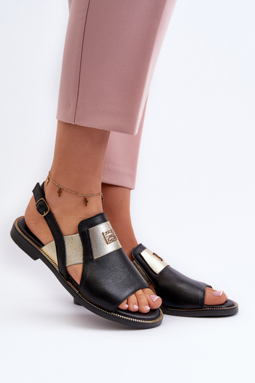 Zazoo 40385 Feminino Sandálias femininas cor preta Zazoo 40385 Feminino Sandálias femininas cor preta