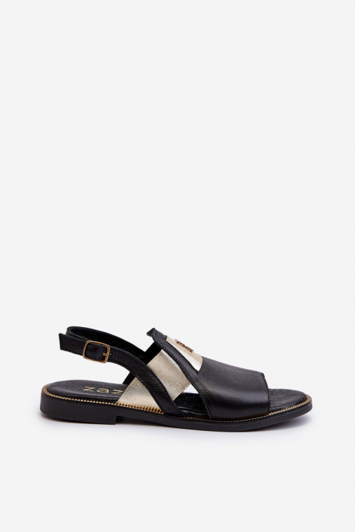 Zazoo 40385 Feminino Sandálias femininas cor preta Zazoo 40385 Feminino Sandálias femininas cor preta