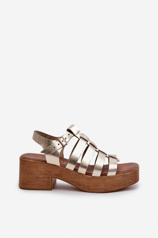 Zazoo 40410 Sandálias femininas Feminino cor dourada Zazoo 40410 Sandálias femininas Feminino cor dourada