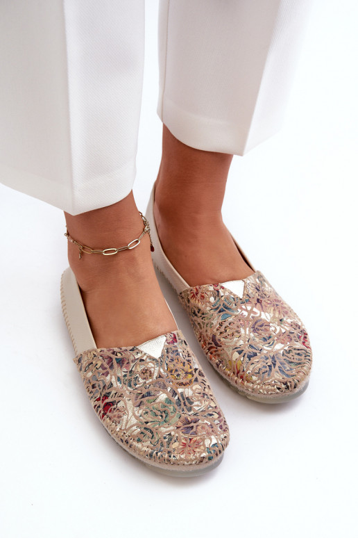 Feminino Bailarinas Tem que serciejka 1930B-04 bege Feminino Bailarinas Tem que serciejka 1930B-04 bege