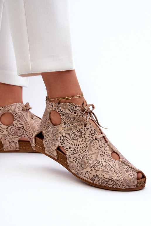 Estampado Pele Botas Tem que serciejka 03426-02 bege Estampado Pele Botas Tem que serciejka 03426-02 bege