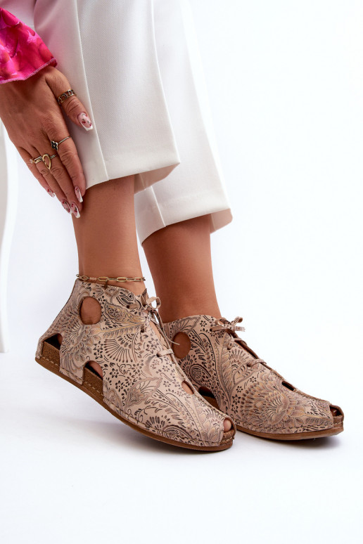 Estampado Pele Botas Tem que serciejka 03426-02 bege Estampado Pele Botas Tem que serciejka 03426-02 bege