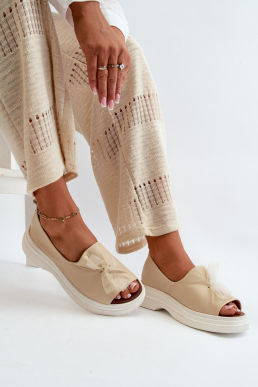 Zazoo 2939 Sandálias femininas Feminino com fitas cor de marfim Zazoo 2939 Sandálias femininas Feminino com fitas cor de marfim