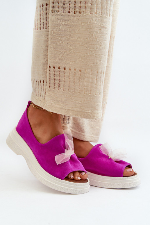 Zazoo 2939 Sandálias femininas de camurça com fitas cor rosa Zazoo 2939 Sandálias femininas de camurça com fitas cor rosa