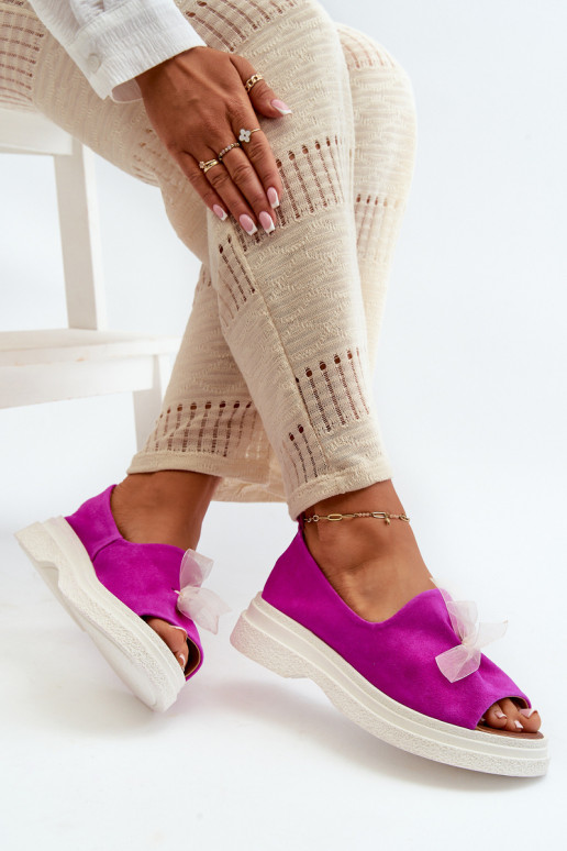 Zazoo 2939 Sandálias femininas de camurça com fitas cor rosa Zazoo 2939 Sandálias femininas de camurça com fitas cor rosa