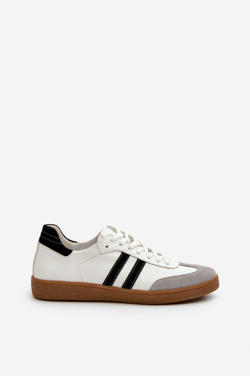 Zazoo N1068 Pele Baixo À modalo de tênis Feminino cor branca