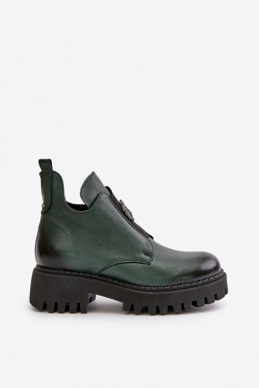 Zazoo 60451 Botas femininas com enfeites cor cáqui Zazoo 60451 Botas femininas com enfeites cor cáqui