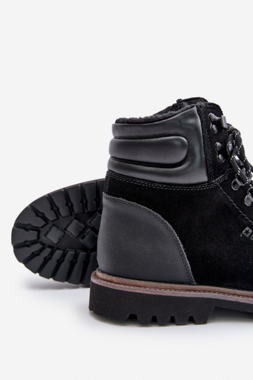 de camurça aquecimento Botas sapato Tem que sercho Big Star OO174643 Hi-Poly System cor preta de camurça aquecimento Botas sapato Tem que sercho Big Star OO174643 Hi-Poly System cor preta