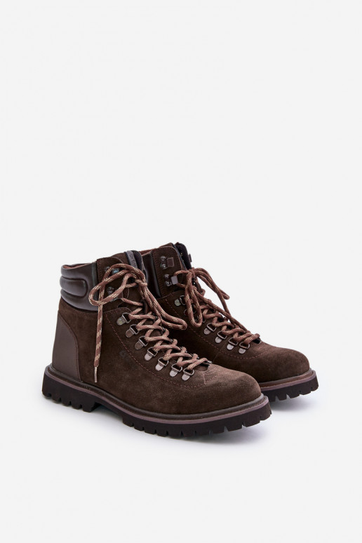 de camurça aquecimento Botas sapato Tem que sercho Big Star OO174644 Hi-Poly System cor marrom de camurça aquecimento Botas sapato Tem que sercho Big Star OO174644 Hi-Poly System cor marrom