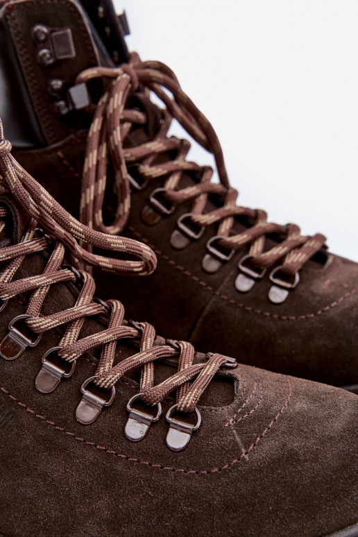 de camurça aquecimento Botas sapato Tem que sercho Big Star OO174644 Hi-Poly System cor marrom de camurça aquecimento Botas sapato Tem que sercho Big Star OO174644 Hi-Poly System cor marrom