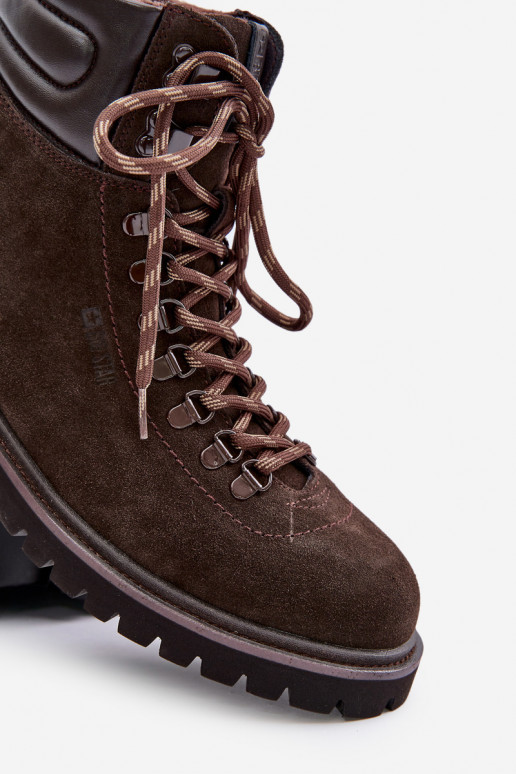 de camurça aquecimento Botas sapato Tem que sercho Big Star OO174644 Hi-Poly System cor marrom de camurça aquecimento Botas sapato Tem que sercho Big Star OO174644 Hi-Poly System cor marrom