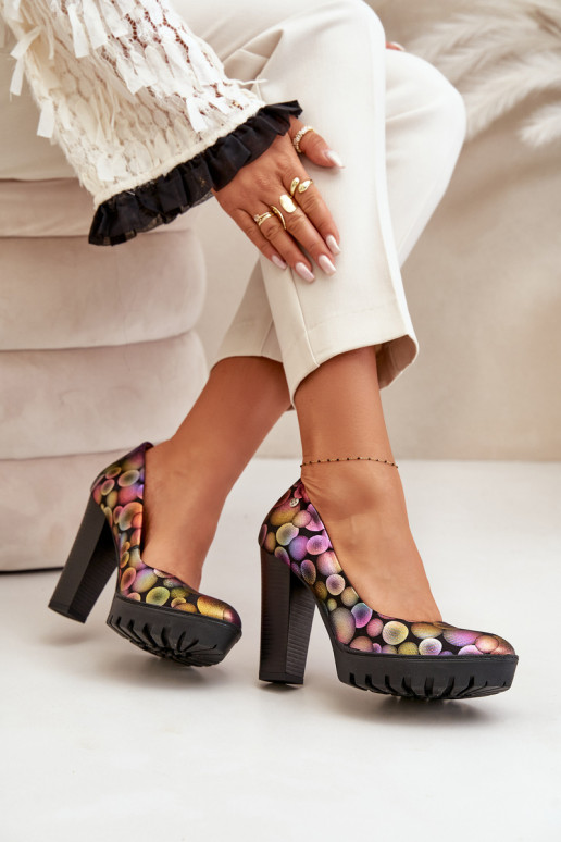 Pele Sapato com salto Tem que serciejka 02629-39 Cores diferentes Pele Sapato com salto Tem que serciejka 02629-39 Cores diferentes