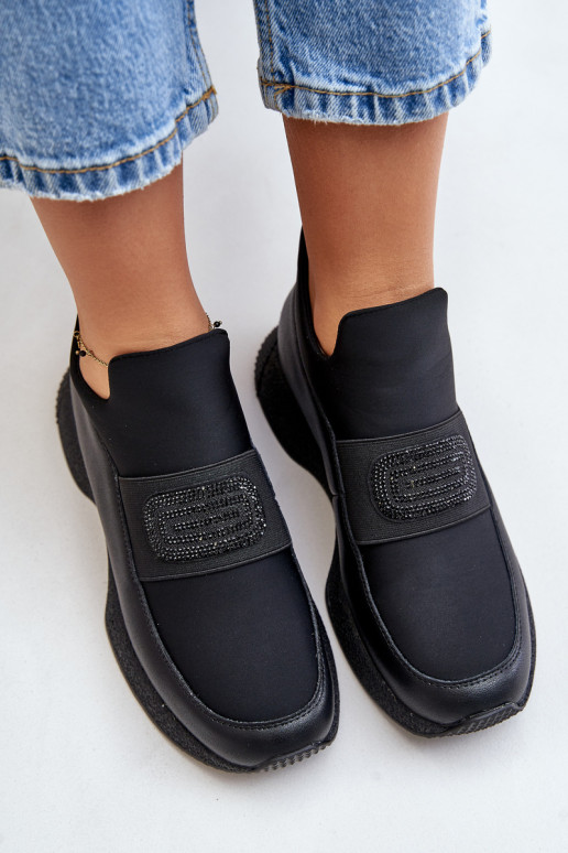 tênis com uma plataforma Pele cor preta Artiker 55C0035 tênis com uma plataforma Pele cor preta Artiker 55C0035