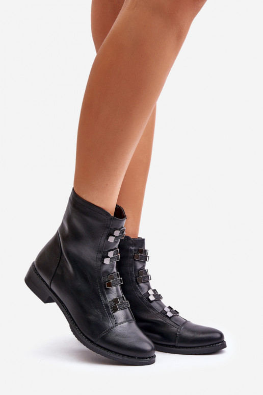 aquecimento Botas femininas Casal o castelo cor preta Evalith