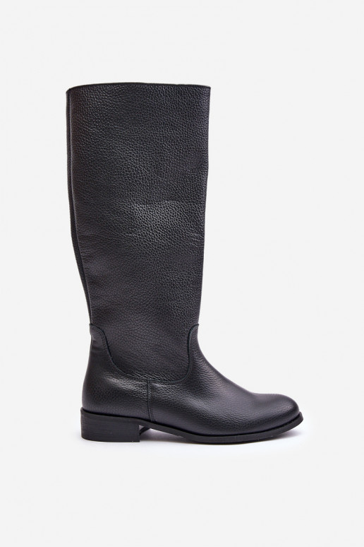 Pele botas femininas Meio da panturrilha Casal o castelo LeParaski 3616 cor preta Pele botas femininas Meio da panturrilha Casal o castelo LeParaski 3616 cor preta