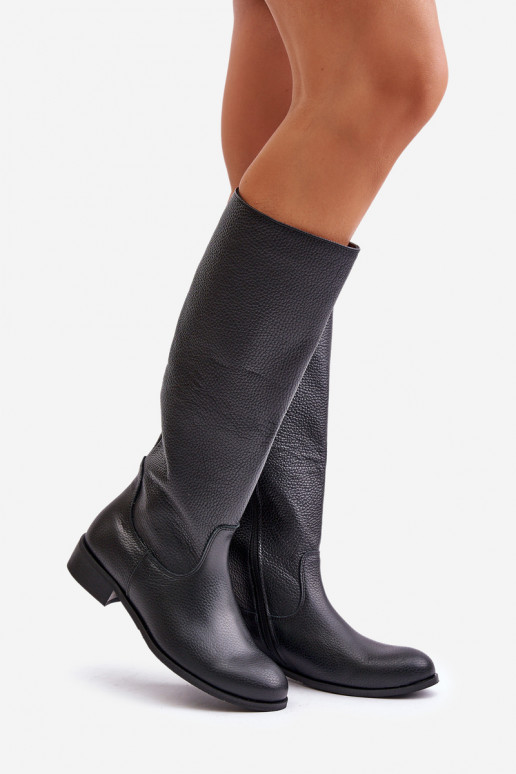 Pele botas femininas Meio da panturrilha Casal o castelo LeParaski 3616 cor preta Pele botas femininas Meio da panturrilha Casal o castelo LeParaski 3616 cor preta