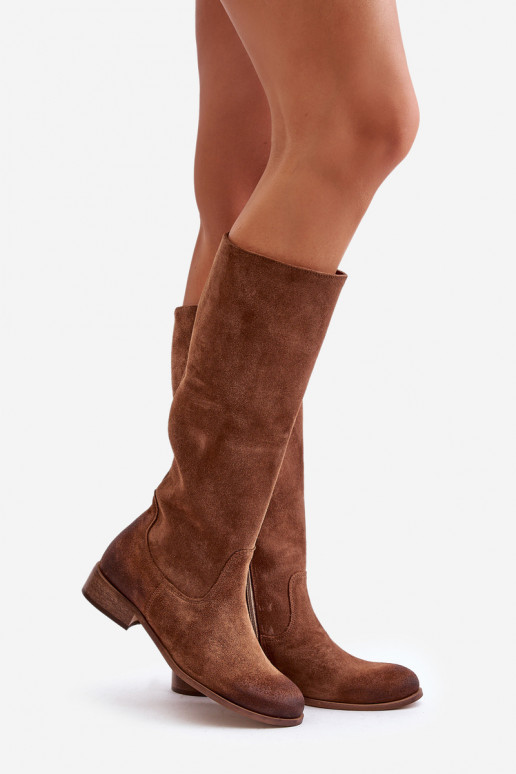 de camurça botas femininas Meio da panturrilha Casal o castelo LeParaski 3616 cor marrom de camurça botas femininas Meio da panturrilha Casal o castelo LeParaski 3616 cor marrom