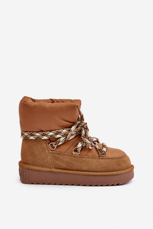 de camurça Botas de neve FemininoGrubym Amarrandom D.Franklin DFSH375003 cor marrom de camurça Botas de neve FemininoGrubym Amarrandom D.Franklin DFSH375003 cor marrom