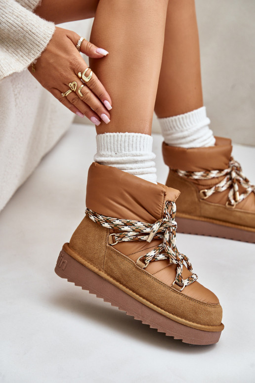 de camurça Botas de neve FemininoGrubym Amarrandom D.Franklin DFSH375003 cor marrom de camurça Botas de neve FemininoGrubym Amarrandom D.Franklin DFSH375003 cor marrom