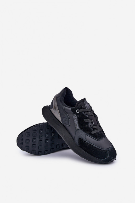 Pele À modalo de tênis Tem que sercho Big Star OO174297 Hi-Poly System cor preta