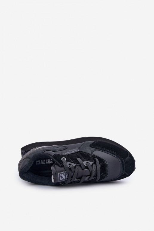 Pele À modalo de tênis Tem que sercho Big Star OO174297 Hi-Poly System cor preta