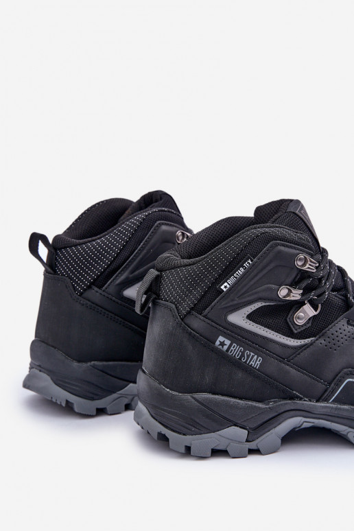 botas de caminhada Tem que sercho Big Star OO174341 cor preta botas de caminhada Tem que sercho Big Star OO174341 cor preta