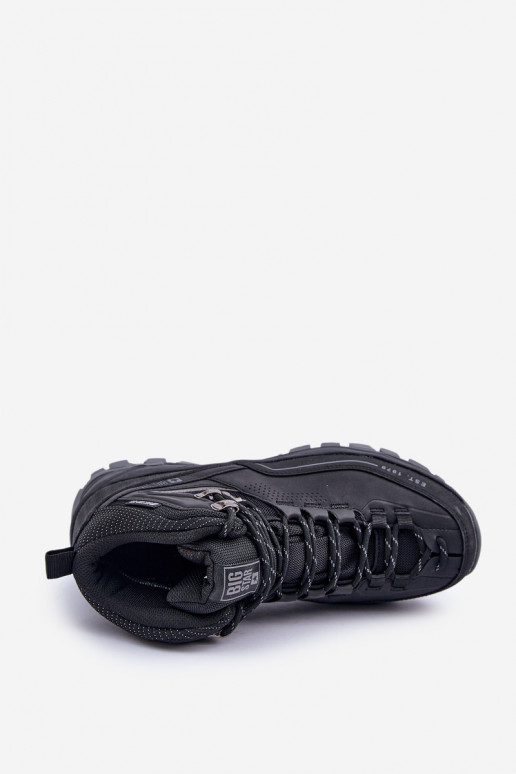 botas de caminhada Tem que sercho Big Star OO174341 cor preta botas de caminhada Tem que sercho Big Star OO174341 cor preta